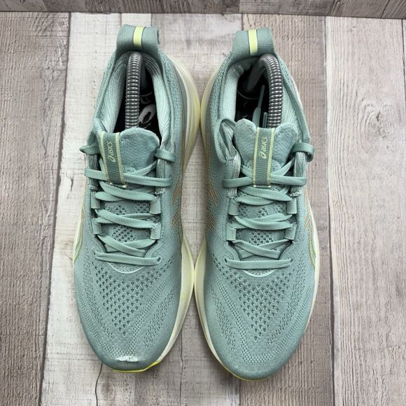Asics GEL Nimbus 26 Women's Size 7.5 Running Shoes Athletic Sneakers Green - Picture 4 of 13